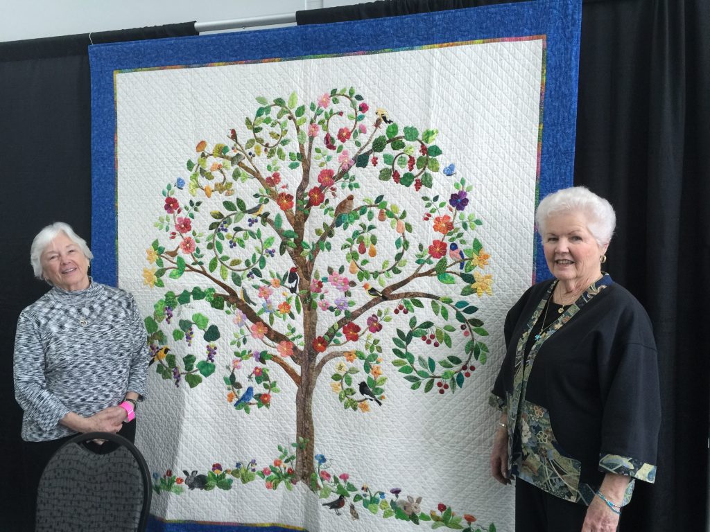 At Road 2016 showing off their Opportunity Quilt