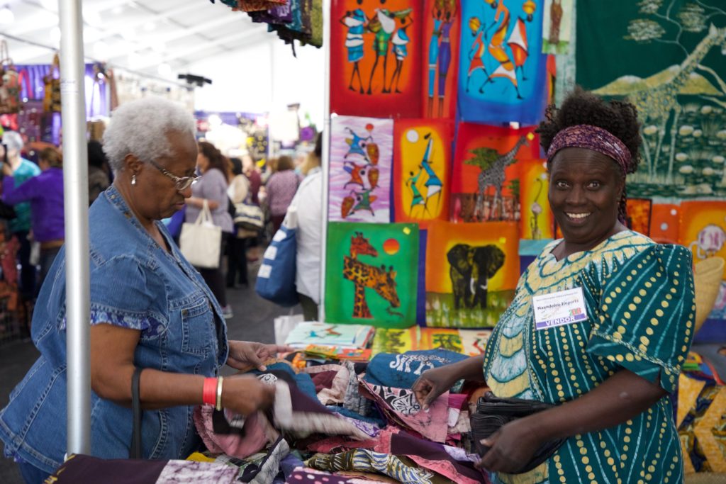 Hand Dyed African Fabric 