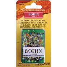 Bohin Glass Head Pins