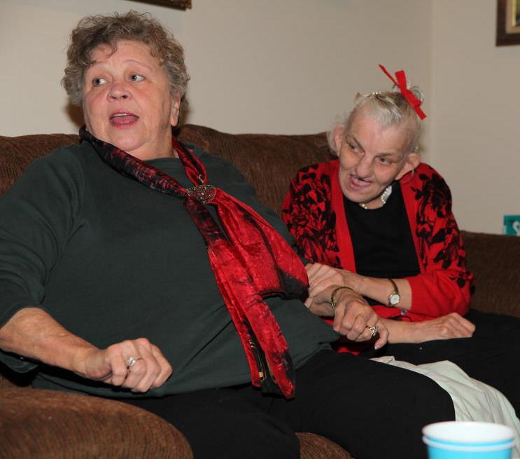 Carolyn and Glenda Christmas
