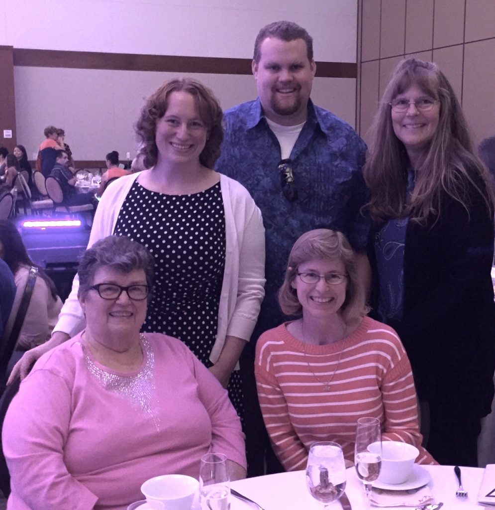 Back row (l-r) Jen Reese, Matt Reese, Shellee Reese. Front row (l-r) Lee Ann Akers, Debby Bennett