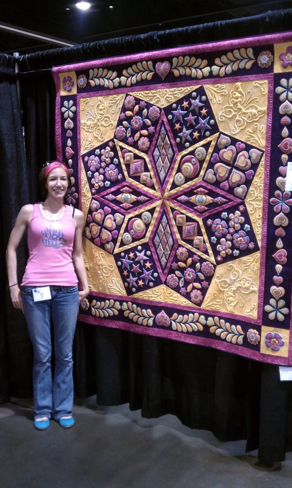 Lisa and quilt